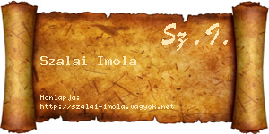 Szalai Imola névjegykártya